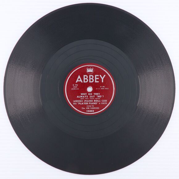 Lawrence Cook - Old Piano Roll Blues/Why Do They Always 1950 78 pm Record 15003 - Picture 4 of 16